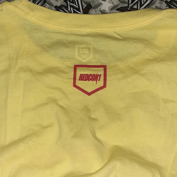 Redcon1 Pacman Logo Shirt Tee Workout Gym Training Fitness Video Game Atari - Picture 3 of 6